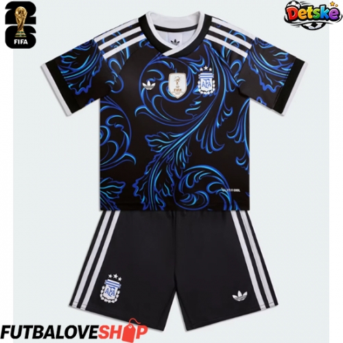 Dres Argentína Preč pre deti MS 2026 Krátky Rukáv (+ trenírky)